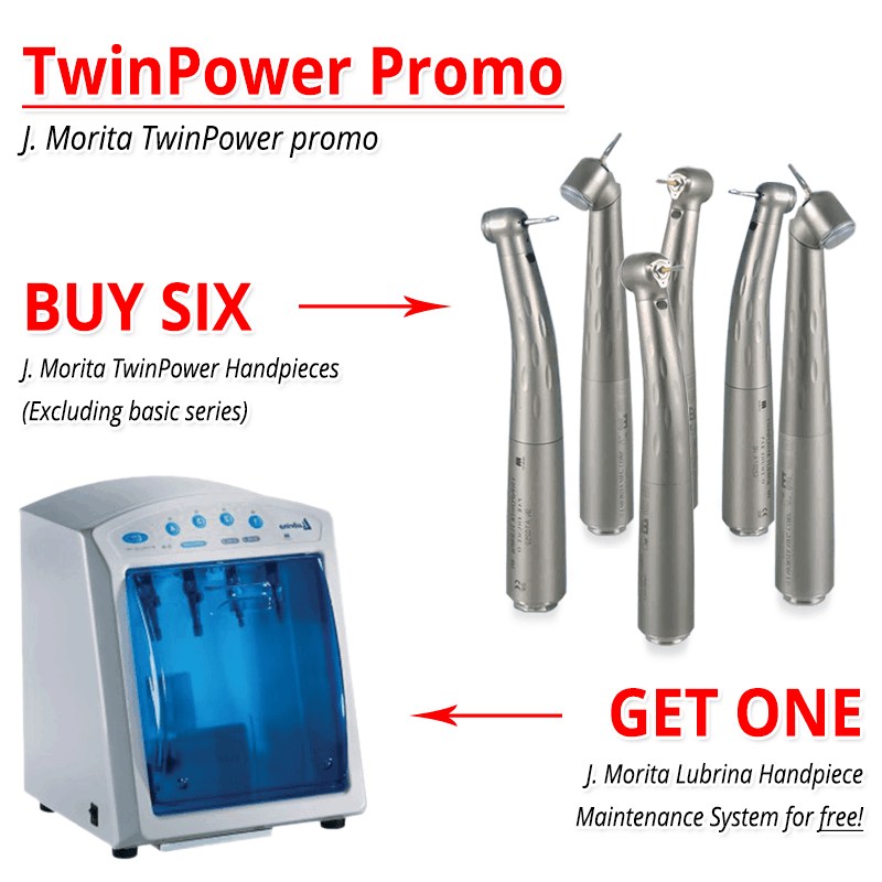 J. Morita TwinPower Lubrina Promotion Precision Dental