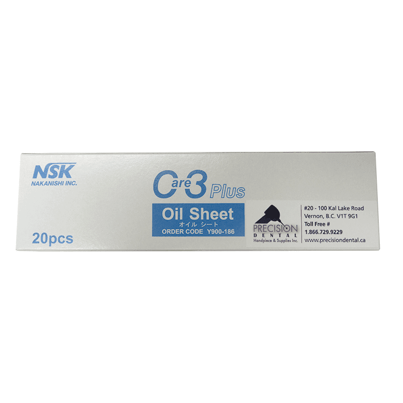 NSK Care 3 Plus Oil Absorber Sheet Precision Dental